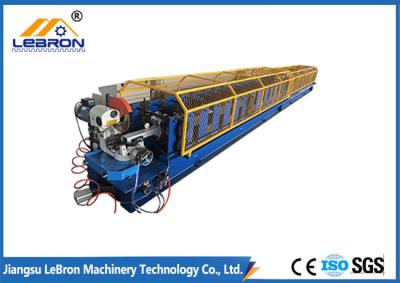 China PLC control system Metal Downspout Roll Forming Machine2018 new type Blue color long time service for sale