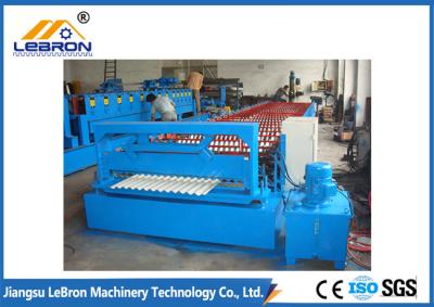 China Long time service 2018 new type roof sheet Corrugated Roof Sheet Roll Forming Machine made in china Blue color for sale