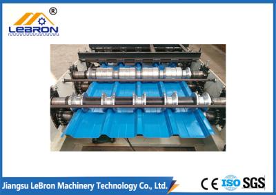 China Blue color 2018 new type Color Steel Tile Roll Forming Machine PLC Control Full Automatic  made in china for sale