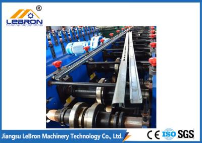 China PLC Control Automatic Solar Strut Roll Forming Machine Speed 12~18m/min Hydraulic Cut for sale