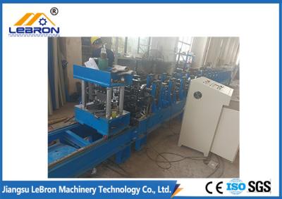 China PLC Control Automatic Hydraulic Cut Storage Rack Roll Forming Machine Durable Quality for sale