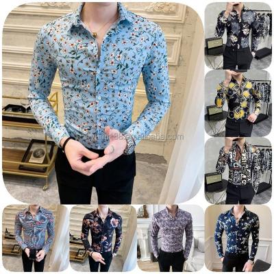 China Wholesale Custom Anti-pilling Fashion Shop Men's Casual Shirt Long Sleeved Shirt Men's Shirt for sale