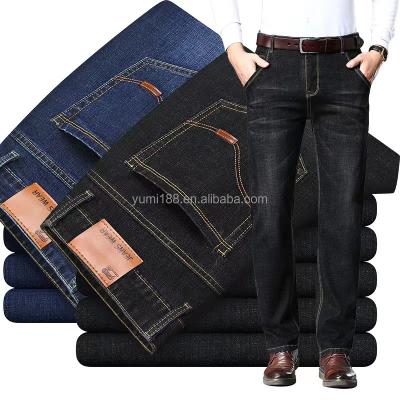 China Hot Regular Fit Men's Fashion Style Denim Pants Breathable Classic Men's Stretch Pants Mid Sale Jeans for sale