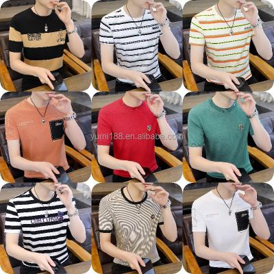 China Anti-wrinkle men's T-shirt custom printed T-shirt printed loose casual logo 100 cotton T-shirt factory wholesale for sale