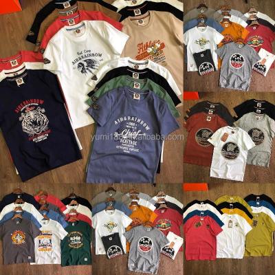 China Anti-wrinkle factory selling 2023 printed men's cotton short sleeved t-shirts wholesale for sale