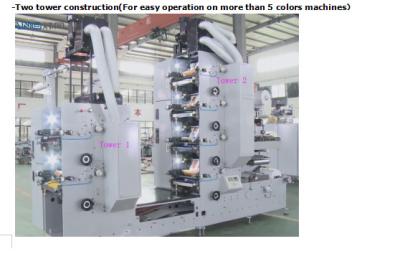 Cina stampante UV flessografica dell'etichetta adesiva della stampatrice dell'etichetta di 450mm Flexo in vendita