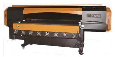 China 360X1440dpi 60Sqm/H Digital Flatbed Inkjet Printer for sale