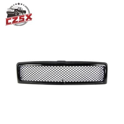 China New Mesh Upper Bumper Mesh Grill For 1994-02 Dodge Ram 1500 2500 Black ABS for sale