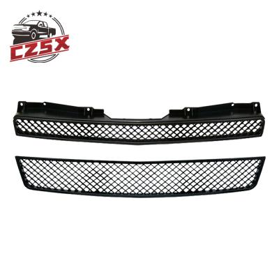 China Avalanche Black 07-14 Front Upper Lower Mesh Grille Matte For Chevy Tahoe Suburban for sale