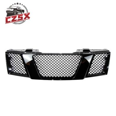 China Auto Front Grill Mesh Gloss Black Mesh Type For Nissan Navara 2005-2006 for sale