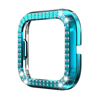 China Protective PC+ Diamond Material Smart Watch Case PC+ Diamond Best Price Anti-Drop Fitbit Watch Case For Fitbit Watch With High Quality for sale