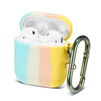 China For Wireless Earphone Hot Sale Wireless Earphone Case Silica Gel Mini Colorful Earphone Case Protector For Wireless Headphones for sale