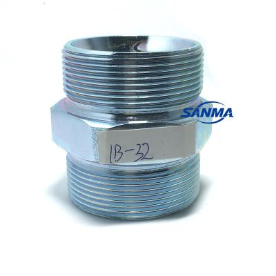 China Construction Machinery China 1B Nipples Gal Hex ADAPTER FOR HYDRAULIC HOSE for sale