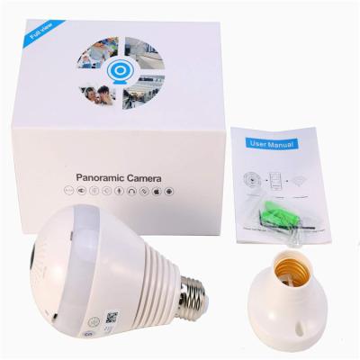 China Human Motion Tracking New Arrival V380 5MP Panoramic Wireless Bulb 360 wifi IP Camera Home Security Device for sale