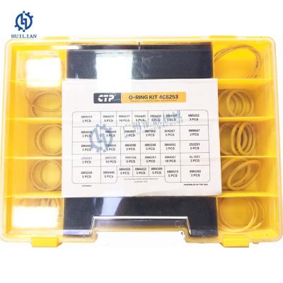 China Excavator O-ring Kit Box 4C4782 In Black Seal Kit 4C8253 In Yellow O Ring Box for sale