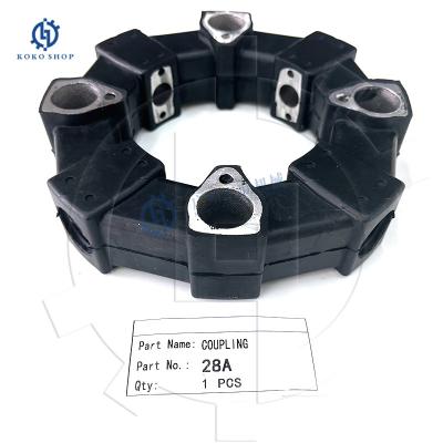 China 16A 16AS 28A 28AS 30AS 35H Engine Drive Coupling Excavator Coupling for Hitachi EX100-2 EX120-2 Excavator Spare Parts Te koop