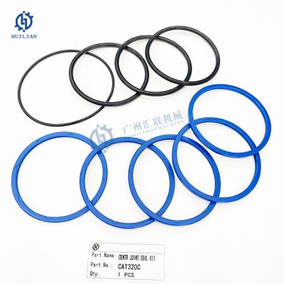 China Excavator CATEEEEE 320B 320C 320D Center Joint Seal Kit 159-7782 234-4440 Swivel Joint Hydraulic Repair Kits for sale