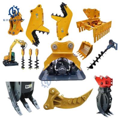 Chine 2 tonnes 3t 4t 5 tonnes Excavateur pièces jointes Compacteur Machine Excavateur Terre en mouvement hydraulique Compacteur de plaque vibrante à vendre