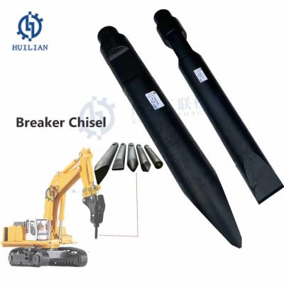 China MSB MS35AT MS45AT Demolition Concrete Rock Hydraulic Crushing Hammer Chisels for Excavator Breaker Chisel for sale