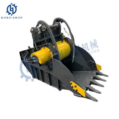 China 1-30T Graafmachine Spare Parts Graafmachine bevestiging Mini Crusher Compact Crusher Crushing Bucket Graafmachine onderdelen Te koop