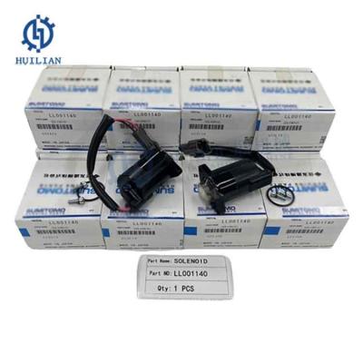 China Genuine LL001140 Excavator Hydraulic Pump Solenoid Valve Rotary Solenoid for SH200 SH210 for sale