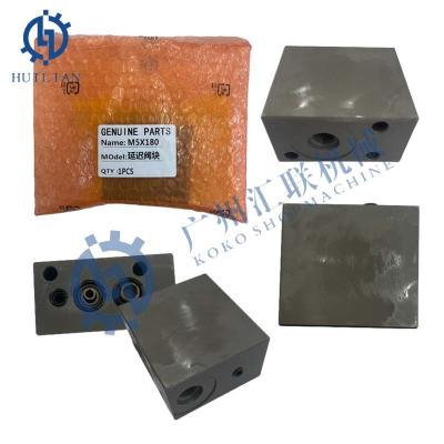 Chine M5X180 Bloc de soupape de retard M5X180CHB-12A M2X63 M2X150 M5X130 Bloc de soupape pour pièces de pompe hydraulique de pelleteuse à vendre