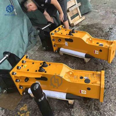 China CASE580L Backhoe Loader Silence Box Type SB40 Hydraulic Hammer Demolition Breaker Hammer Attachment for sale