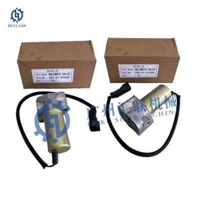 Cina Comatsu D51PX-22 Pompa idraulica principale Valvola solenoide 702-21-07620 702-21-07610 702-21-60700 702-21-07010 702-21-07311 in vendita