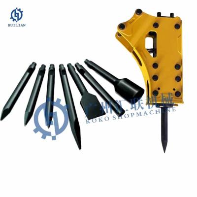 China MB500 MB750 MB1000 MB1200 MB1500 MB1600 MB1700 Hydraulic Breaker Hammer Tip Chisel Tool Moil Point Chisel Tool H-wedge for sale