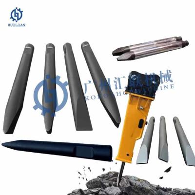 China Hydraulic Breaker Jack Hammer Chisel for F1 F2 F3 F4 F5 F6 F9 F12 F19 F22 F20 F27 F35 F30 F45 F70 F100 Excavator Breaker Chisel for sale