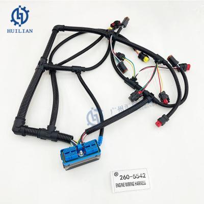 China 260-5542 Excavator Wire Harness 260-5542 Engine Harness C6.6 Wiring Harness Fits For 320D 323D Excavator for sale