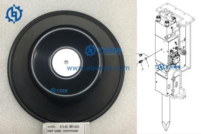 China 100% New Molded Rubber Diaphragms MB-1600 Accumulator Membrane Anti Aging for sale