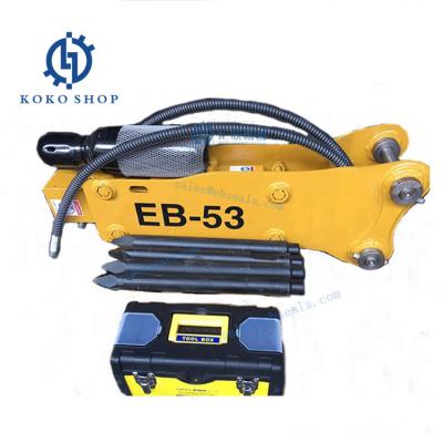 China Tipo superior disjuntor hidráulico Jack Hammer For Mini Excavator do quadro pequeno do tamanho EB53 de 2.5-4.5 toneladas à venda