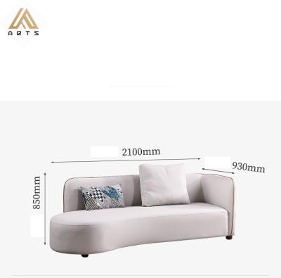 China Hot Sale Living Room Furniture Modular Loveseat Sofa 10 Years Guarantee Italian Design Sofa Micro Fiber Leather Couch Sofa for sale