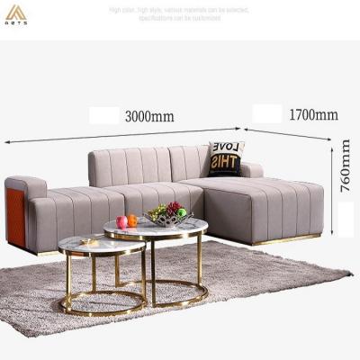 China Factory Direct Supply Modular Living Room Furniture Italian Unique Design Foshan Sofa Wash Furniture Air Free Leather Sofa for sale