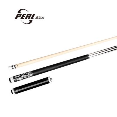 China Free Shipping Peri PX-02 AA Grade Canadian Hard Maple Snooker Billiard Cue With Chalk And Tips for sale