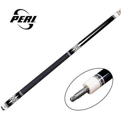 China Peri Billiard Cue P-D04 Canadian Maple Hard Shaft With Free Shipping Black Lychee Grain Leather Wrap Pool Cue P-D01 for sale