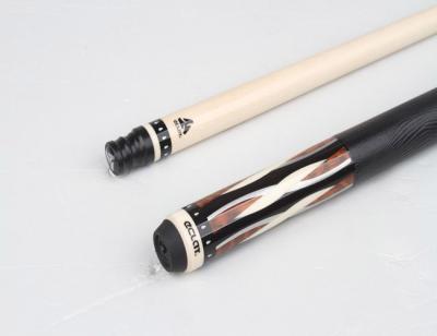 China Ebony SHARK LPA-07 Handle Ebony Lizard-Imitation Leather Pool Cue Sticks for sale