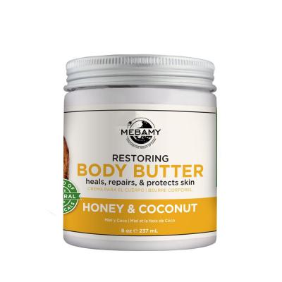 China Wholesale Honey Coconut Body Exfoliator OEM Organic Replenishing Lotion for sale