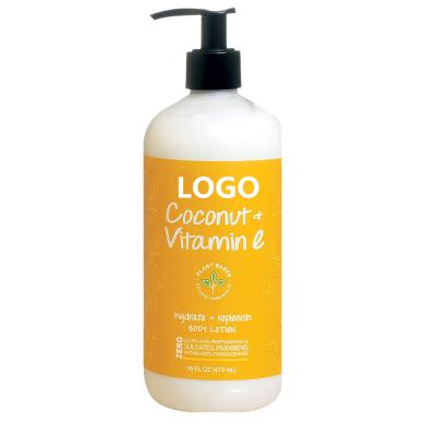 China Wholesale Organic Exfoliator OEM Coconut Vitamin E Body Lotion for sale