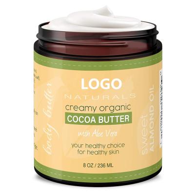 China Organic Exfoliator Private Label Cocoa Butter Body Moisturizer Cream for sale