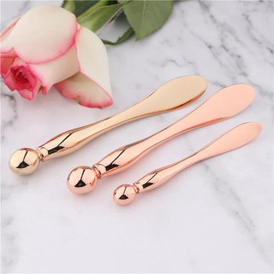 China Face Cosmetic Eye Cream Spoon Wrinkle Remover Metal Eye Cream Stick Eye Massage Stick Face Massage Beauty Lifting Stick for sale