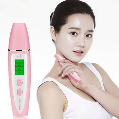 China Detect Skin Moisture Home Use Body Face Skin Tester Portable Smart Moisture Oil Water Detector Skin Analyzer for sale