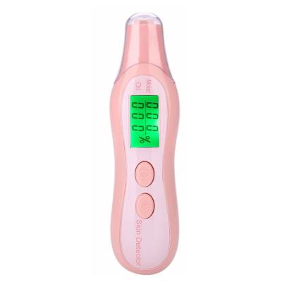 China Detect Hot Home Use Body Skin Moisture Moisture Tester Oil Water Detector Portable Smart Skin Analyzer Amazon Sales for sale