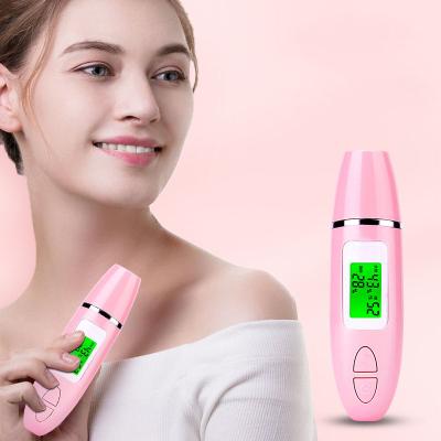 China Detect Skin Moisture Rise Skin Analyzer Portable Face Moisture Oil Water Tester Smart Skin Detector for sale