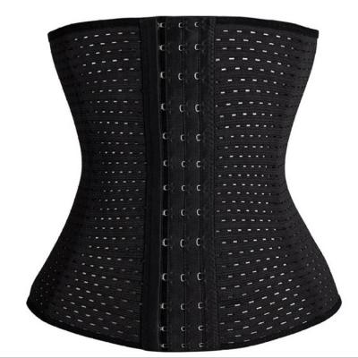 China Breathable Women's Adjustable Body Shaper Slimming Corset Waist Trainer Tummy Trimmer Belt Corset Waist Trainer for sale