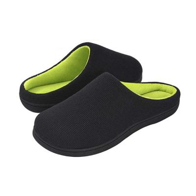 China Latest Fashion Trend Design Mens Original Two Tone Memory Foam Home Flip Flop Slipper for sale