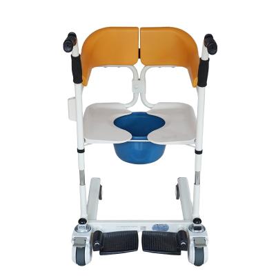 China Water Proof Home Care Transfer Shower Commode Toilet Chair for Handicapped or Elderly for sale