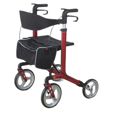 China Aluminum Healthcare Walking Aid Lightweight 2 In 1 Walker Rollator Manufacturers For Handicapped for sale