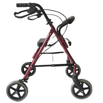 China Healthcare Transport Drive 4 Wheel Orthopedic Rollator 4 Wheel Rollator Mobility Walker for sale